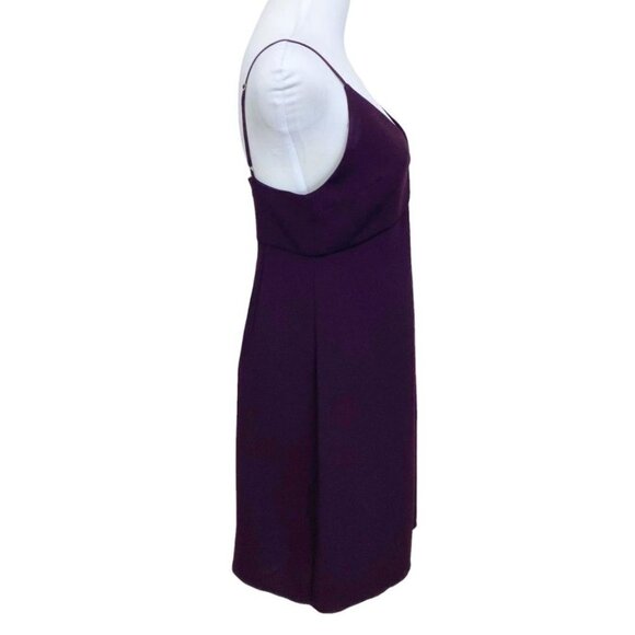 ARITZIA WILFRED PLUM SPAGHETTI SLEEVES MINI DRESS - 4 - Picture 2 of 9